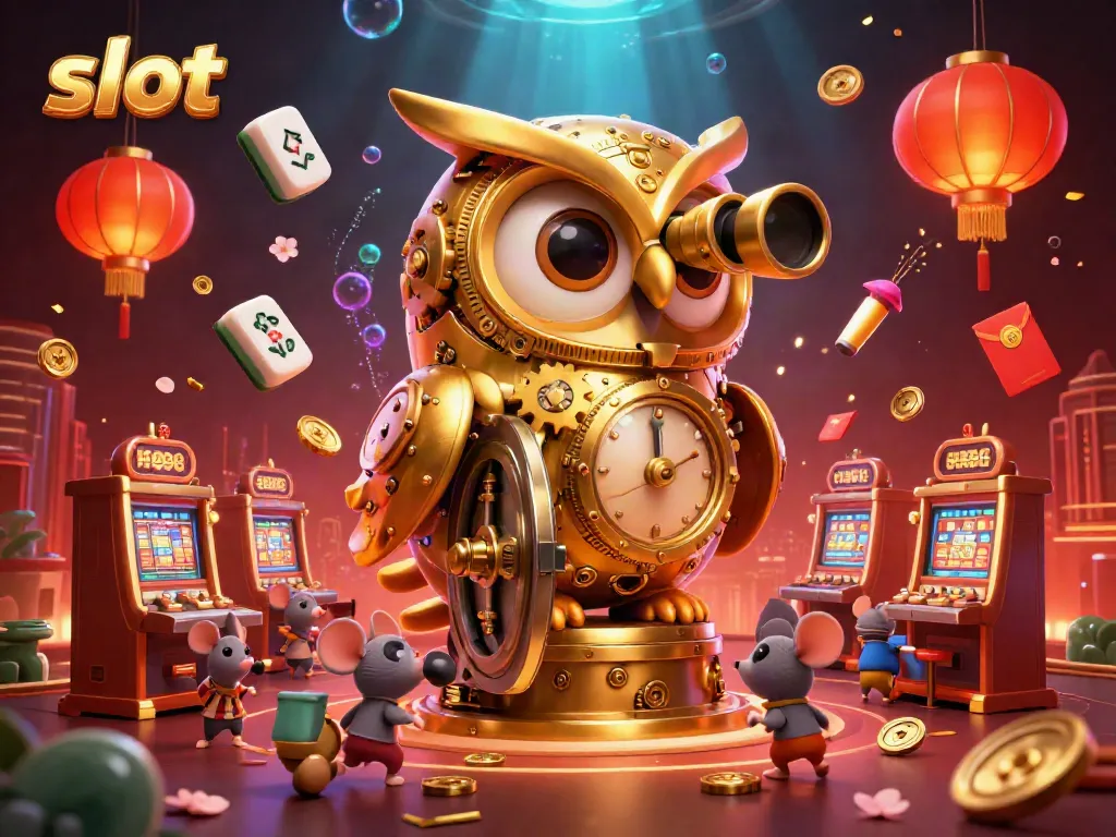 Experience thrilling jackpot action at slots with vibrant characters in a lively casino scene.