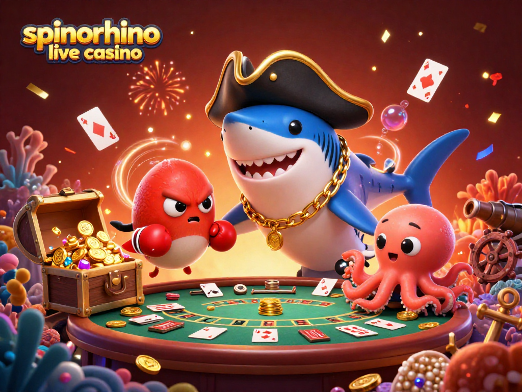 Speel in het Spinorhino live casino met echte dealers en spannende tafelspellen in een levendige sfeer.