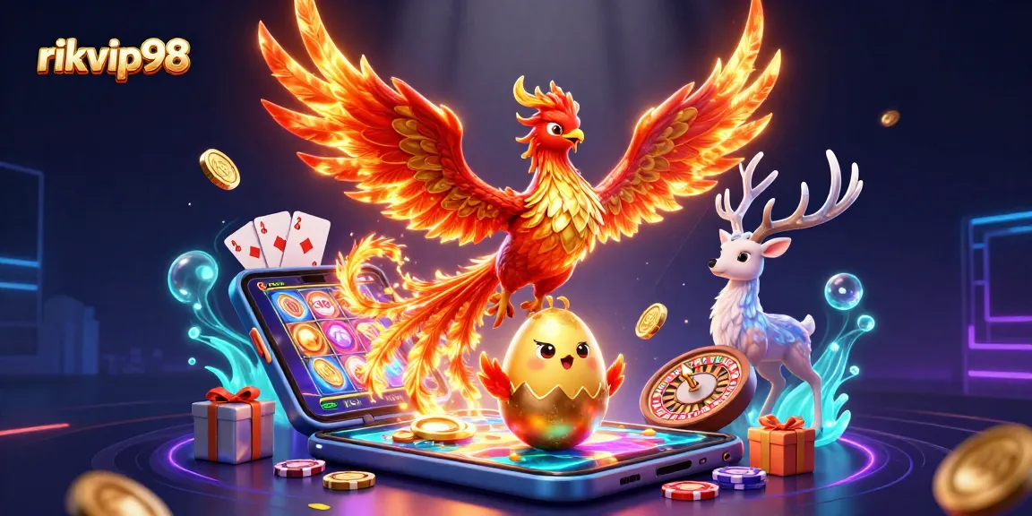 Experience immersive gameplay with rikvip98's stunning slots and dynamic casino elements.
