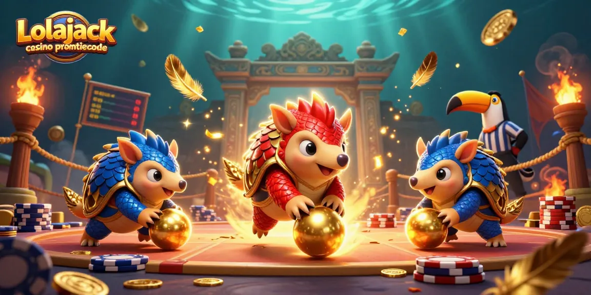 Engage in exciting gameplay with Lolajack casino promotiecode featuring thrilling pangolin characters and vibrant casino elements.